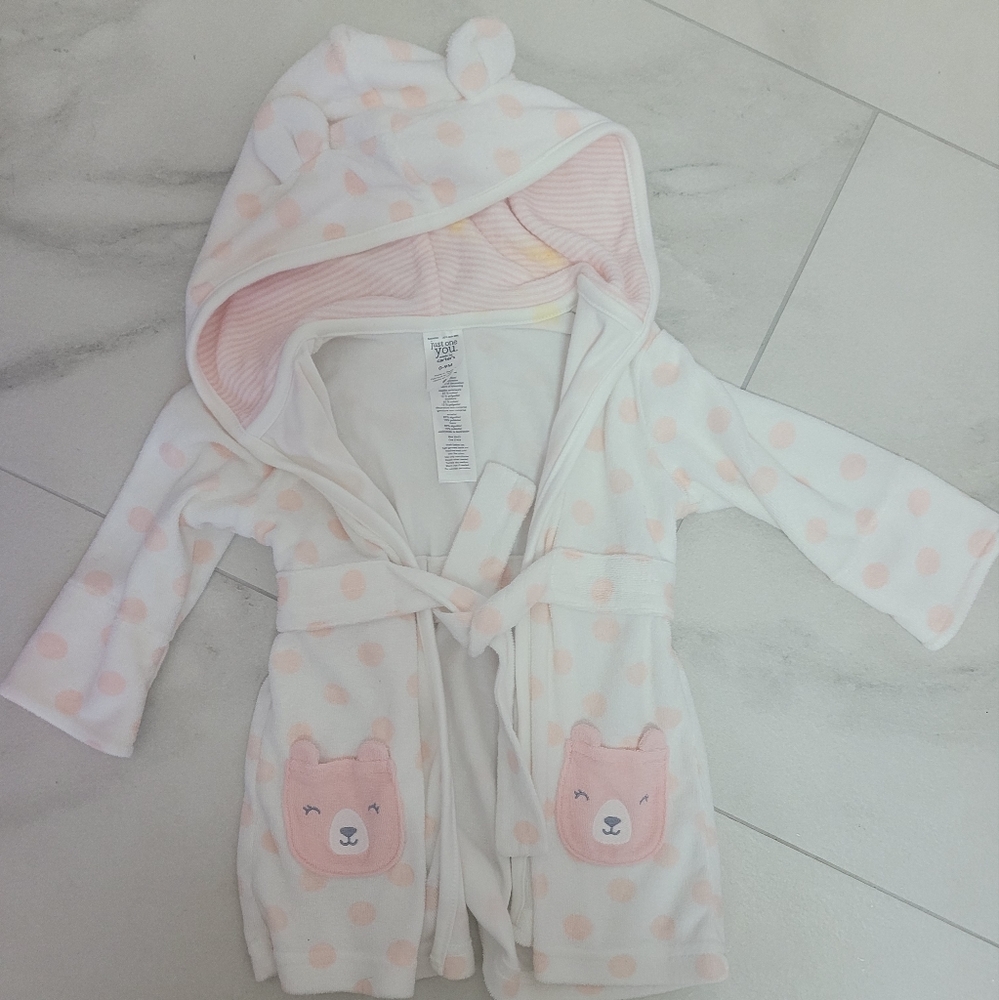 Baby Girl Bath Robe - Picture 2 of 3